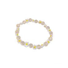 Shangjie OEM Joyas Ins Fashion Bracelet coréen Bijoux pour femmes Bracelet de fleur d&#39;été intelligent Bracelet de perles réglables simples